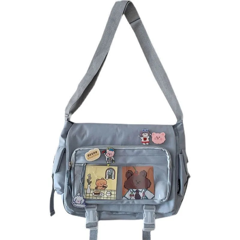 Waterproof Nylon Crossbody Bags for Women Shoulder Bags Youth Fashion Ladies Handbag Messenger Bag Teenagers Girls School Bags - Slobuy