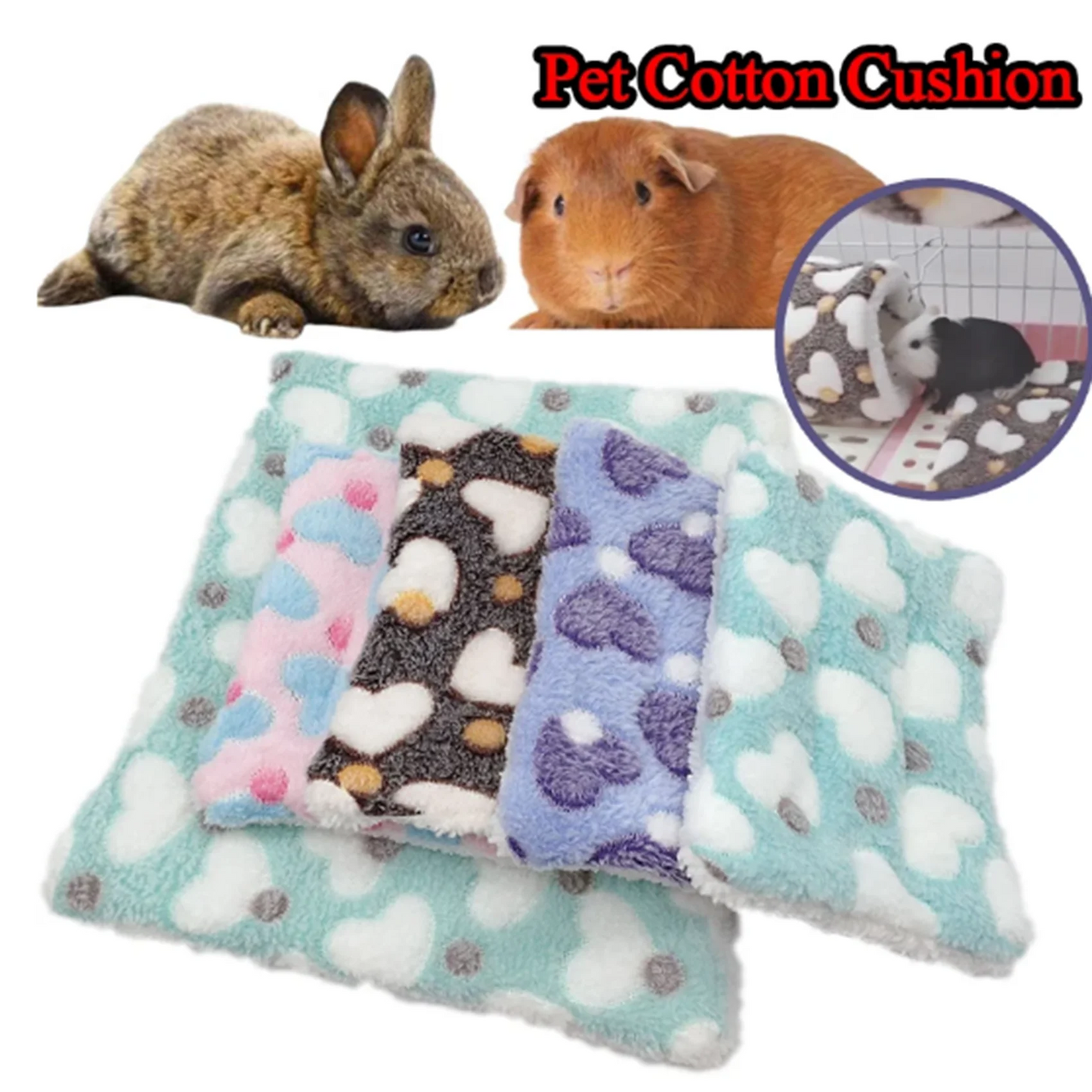 Winter Warm Small Guinea Pig Hamster Bed House House Nest Hamster Accessories Squirrel Hedgehog Rabbit Chinchilla Bed Mat - Slobuy