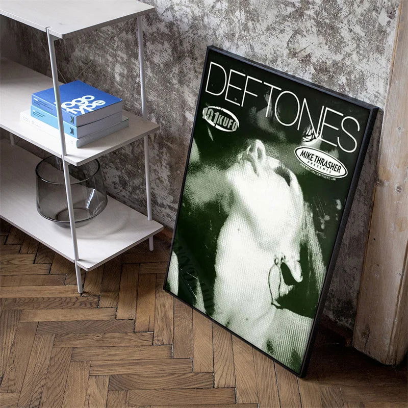 lassic Hip Hop Singer Star Deftones Music Album Cover Canvas Painting Print Poster For Living Room Wall Art Home Decor Pictures - Slobuy
