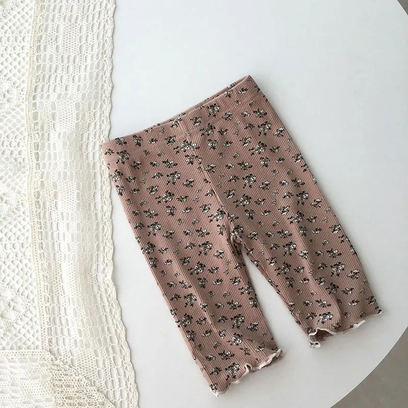 0-12 Years Old 2pcs Summer Baby Girls Children Kids Print Floral Lounge Sleepwear Fashion Shorts Set Clothes - Slobuy