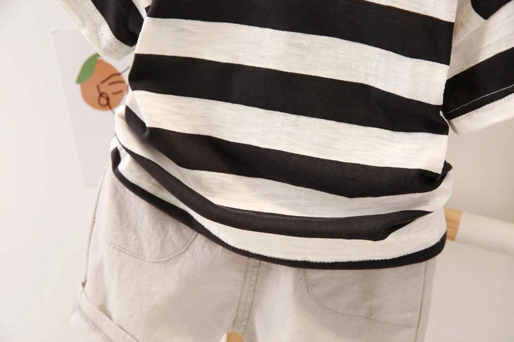 0-5 Years Old Baby Cotton Clothes Suits Fashion Summer kids Boys Clothing sets handsome - Slobuy