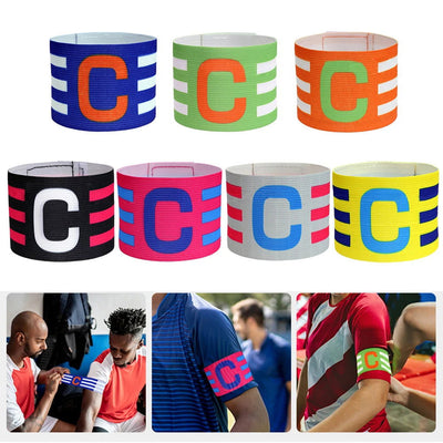 1-3pc Kid Adults Football Captain Armband Soccer Arm Band Leader Competition Gift Soccer Captain Group Armband Football Training - Slobuy