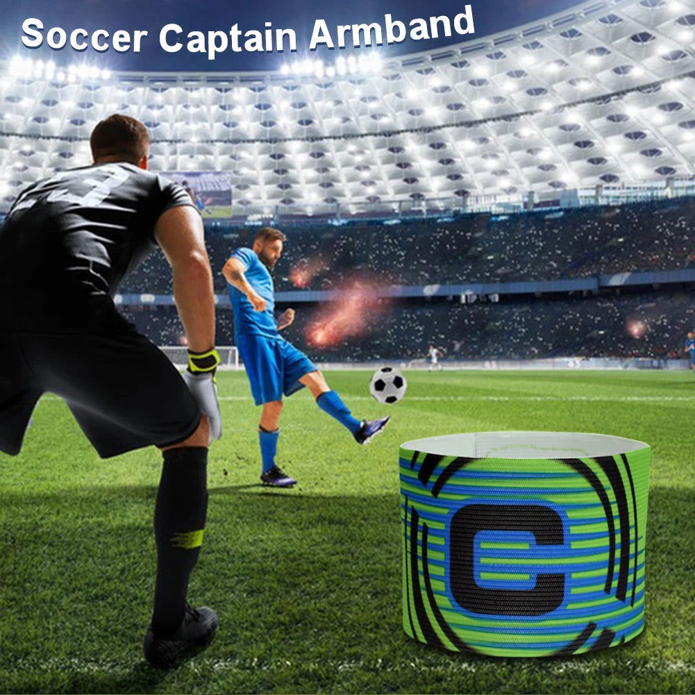 1-3pc Kid Adults Football Captain Armband Soccer Arm Band Leader Competition Gift Soccer Captain Group Armband Football Training - Slobuy