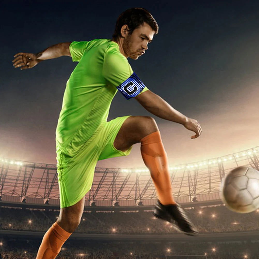 1-3pc Kid Adults Football Captain Armband Soccer Arm Band Leader Competition Gift Soccer Captain Group Armband Football Training - Slobuy