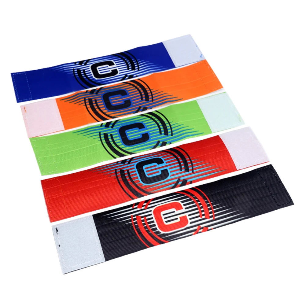1-3pc Kid Adults Football Captain Armband Soccer Arm Band Leader Competition Gift Soccer Captain Group Armband Football Training - Slobuy