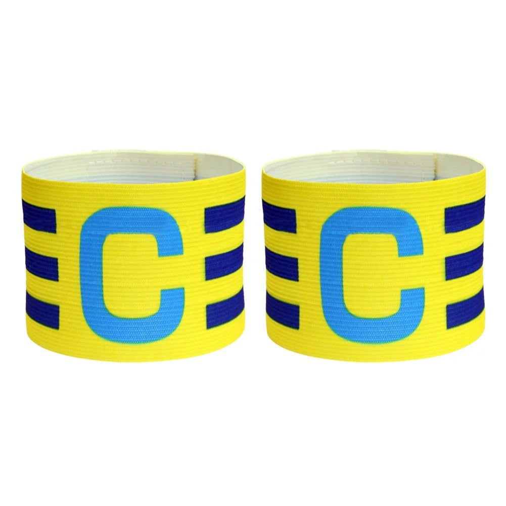 1-3pc Kid Adults Football Captain Armband Soccer Arm Band Leader Competition Gift Soccer Captain Group Armband Football Training - Slobuy