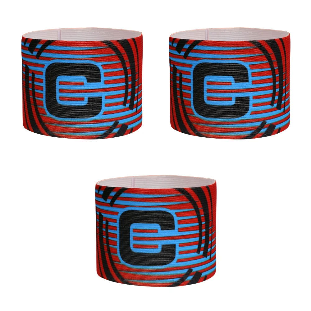 1-3pc Kid Adults Football Captain Armband Soccer Arm Band Leader Competition Gift Soccer Captain Group Armband Football Training - Slobuy