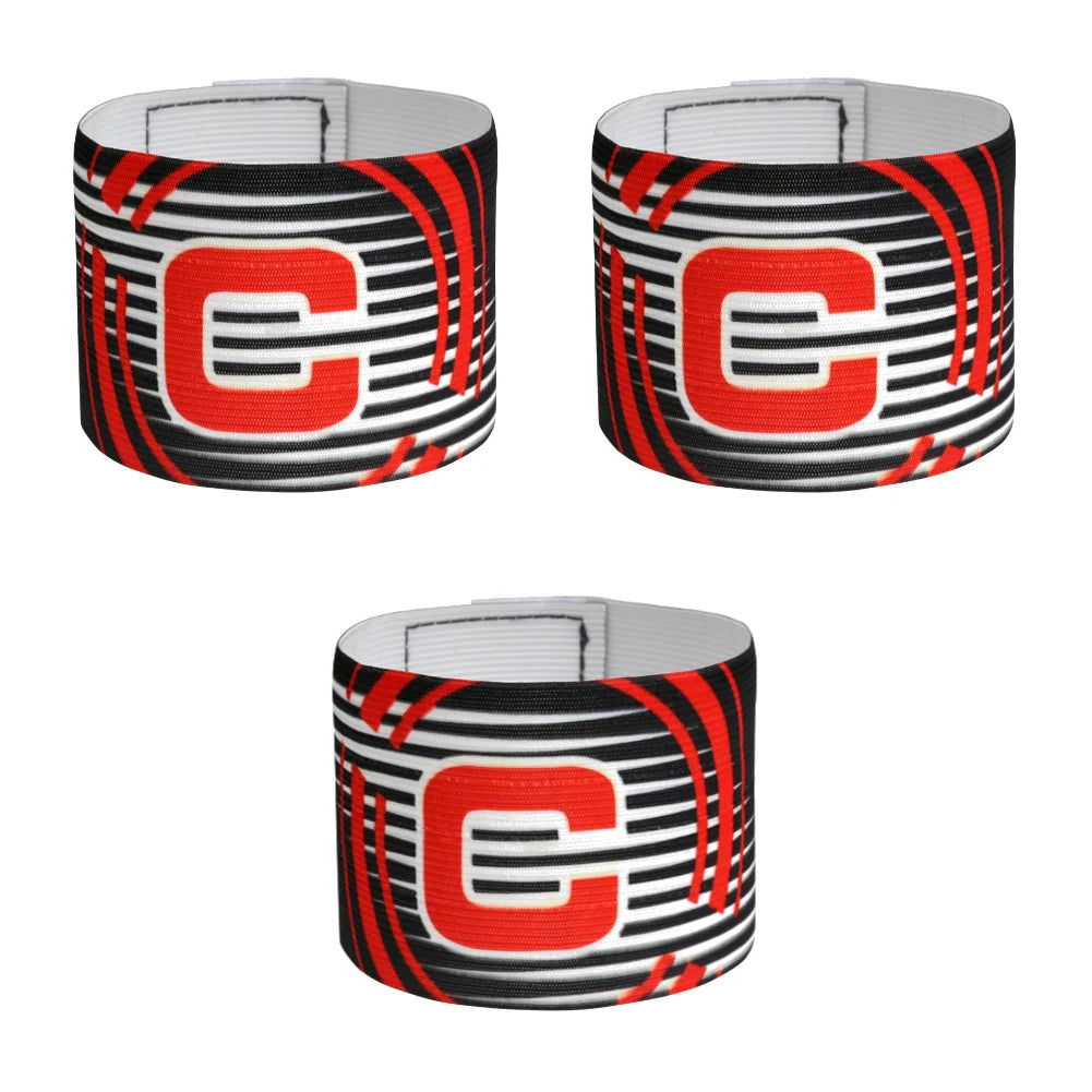 1-3pc Kid Adults Football Captain Armband Soccer Arm Band Leader Competition Gift Soccer Captain Group Armband Football Training - Slobuy