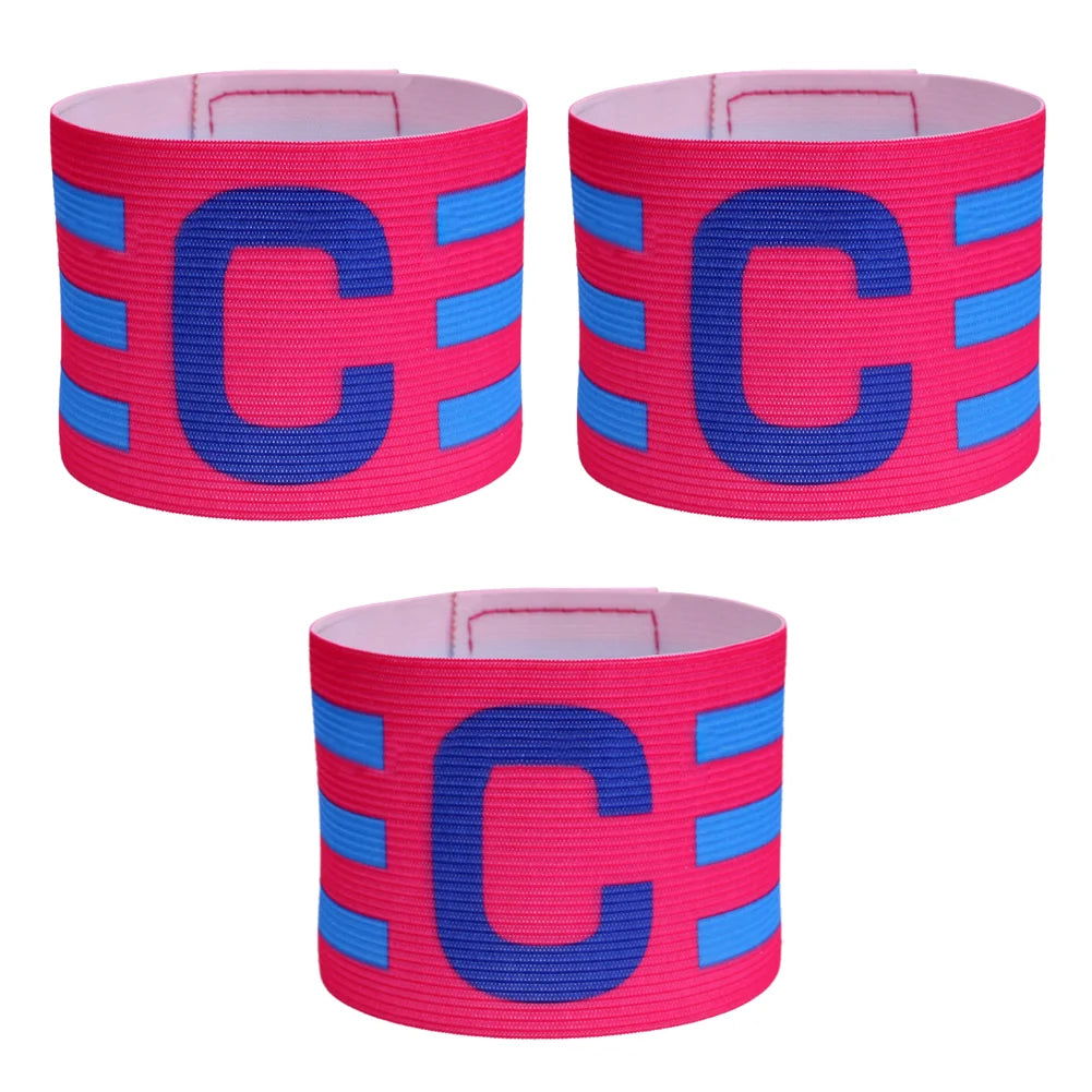 1-3pc Kid Adults Football Captain Armband Soccer Arm Band Leader Competition Gift Soccer Captain Group Armband Football Training - Slobuy