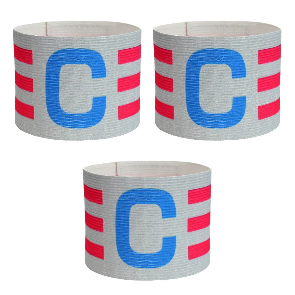 1-3pc Kid Adults Football Captain Armband Soccer Arm Band Leader Competition Gift Soccer Captain Group Armband Football Training - Slobuy