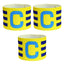 1-3pc Kid Adults Football Captain Armband Soccer Arm Band Leader Competition Gift Soccer Captain Group Armband Football Training - Slobuy