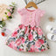 1-5 Years Little Girl Princess Dress Clothing Baby Girl Sleeveless Floral Fashion Dress Children Girl Daily Holiday Clothes - Slobuy