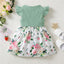 1-5 Years Little Girl Princess Dress Clothing Baby Girl Sleeveless Floral Fashion Dress Children Girl Daily Holiday Clothes - Slobuy