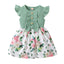 1-5 Years Little Girl Princess Dress Clothing Baby Girl Sleeveless Floral Fashion Dress Children Girl Daily Holiday Clothes - Slobuy