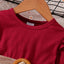 1-7 Years Children Girls New Year Dress Red Long Sleeved Flower Skirt for Birthday Wedding Party Wear Fashion Autumn Outfits - Slobuy