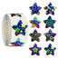 100-500pcs Glitter Star Stickers for Kids School Teacher Reward Sticker Party Decor Small Business Label Scrapbooking Stickers - Slobuy