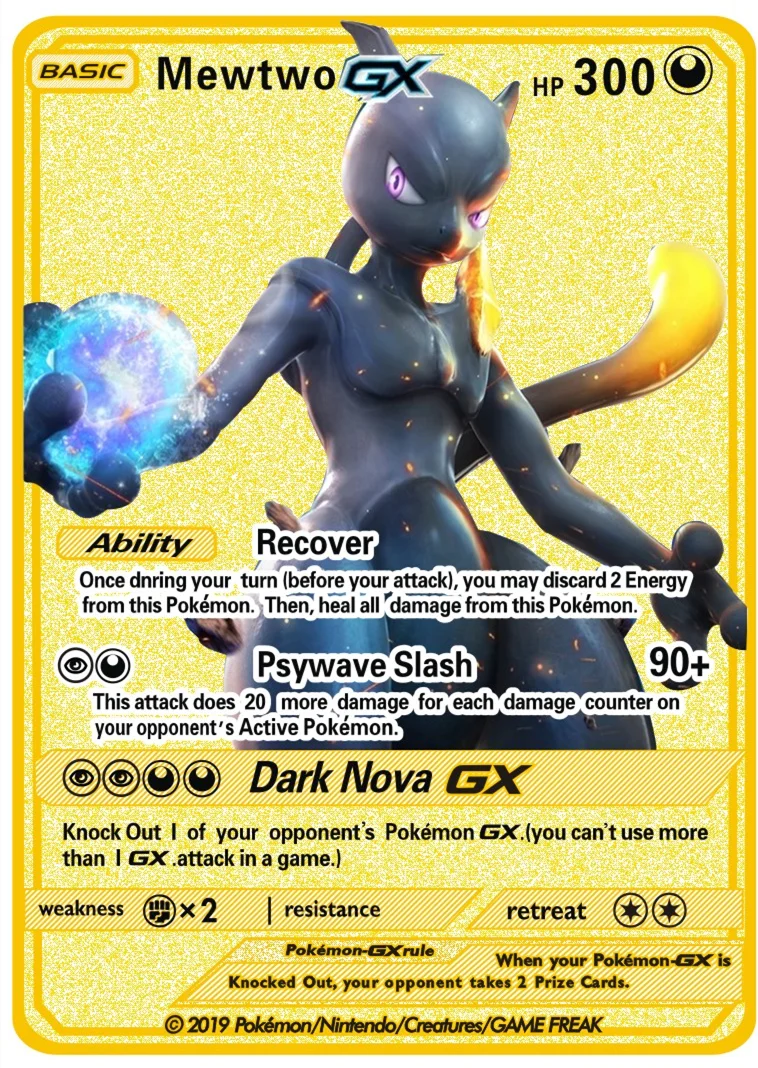 10000 Arceus Vmax DIY Golden Pokemon Cards in Spanish Iron Metal Pokmo Letters Kids Gift Game Collection Cards - Slobuy