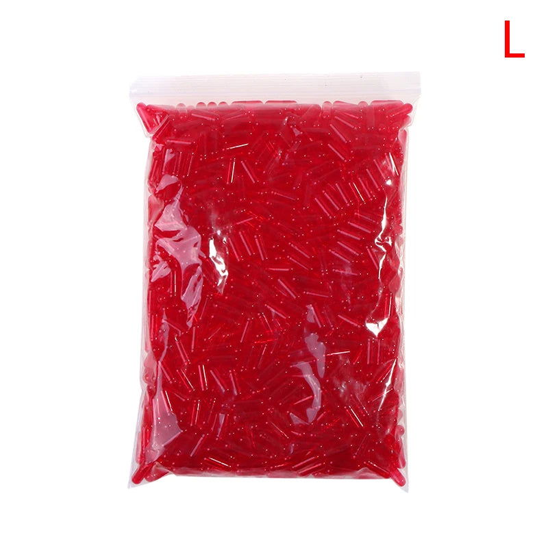 1000Pcs Empty Hard Gelatin Capsule Size 0# Clear Kosher Gel Medicine Pill Vitamins Personal Health Care Pill Cases Splitters - Slobuy