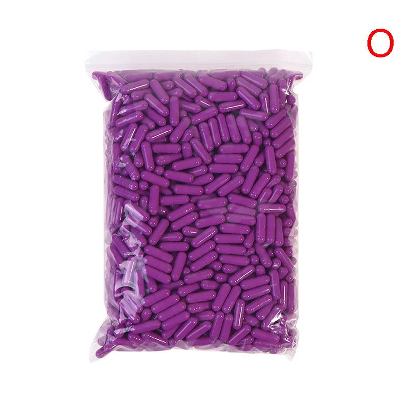 1000Pcs Empty Hard Gelatin Capsule Size 0# Clear Kosher Gel Medicine Pill Vitamins Personal Health Care Pill Cases Splitters - Slobuy