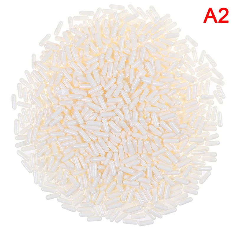 1000Pcs Empty Hard Gelatin Capsule Size 0# Clear Kosher Gel Medicine Pill Vitamins Personal Health Care Pill Cases Splitters - Slobuy