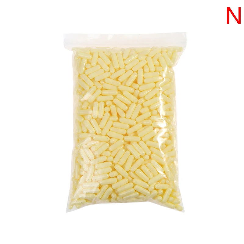 1000Pcs Empty Hard Gelatin Capsule Size 0# Clear Kosher Gel Medicine Pill Vitamins Personal Health Care Pill Cases Splitters - Slobuy
