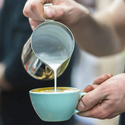 Milk Creamer Frothing Pitcher Stainless Steel, 350/600/1000ml Coffee Cup Jug Latte Espresso Cappuccino Milk Cup Barista - Slobuy