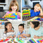 1000pcs Kids Crafts Art Supplies Kit Pipe Cleaners Pompoms Foam Stickers Feather Felt Cloth Button DIY Creative Craft Toy Gifts - Slobuy