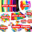 1000pcs Kids Crafts Art Supplies Kit Pipe Cleaners Pompoms Foam Stickers Feather Felt Cloth Button DIY Creative Craft Toy Gifts - Slobuy