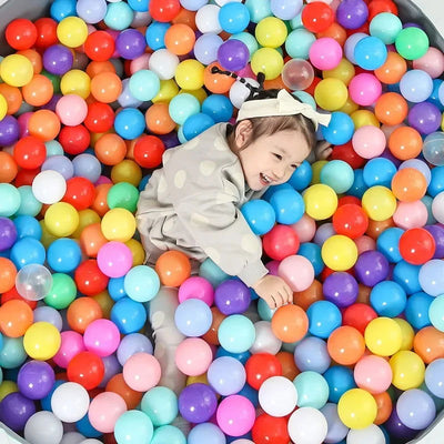 100PCS Outdoor Sport Ball Colorful Soft Water Pool Ocean Wave Ball Baby Children Funny Toys Eco-Friendly Stress Air Ball ToyBall - Slobuy