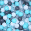 100PCS Outdoor Sport Ball Colorful Soft Water Pool Ocean Wave Ball Baby Children Funny Toys Eco-Friendly Stress Air Ball ToyBall - Slobuy