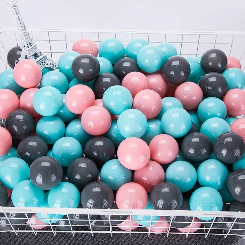 100PCS Outdoor Sport Ball Colorful Soft Water Pool Ocean Wave Ball Baby Children Funny Toys Eco-Friendly Stress Air Ball ToyBall - Slobuy