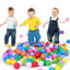 100PCS Outdoor Sport Ball Colorful Soft Water Swim Pool Ocean Wave Ball Baby Eco-Friendly Stress Air Ball Tent Toys for Children - Slobuy