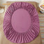 100% Cotton Fitted Bed Sheet with Elastic Band Solid Color Anti-slip Adjustable Mattress Cover for Single Double King Queen Bed - Slobuy