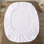 100% Cotton Fitted Bed Sheet with Elastic Band Solid Color Anti-slip Adjustable Mattress Cover for Single Double King Queen Bed - Slobuy