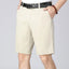 100% Cotton Shorts Men Knee Length Boardshorts Classic Brand Comfortable Clothing Beach Shorts Male Short Trousers - Slobuy