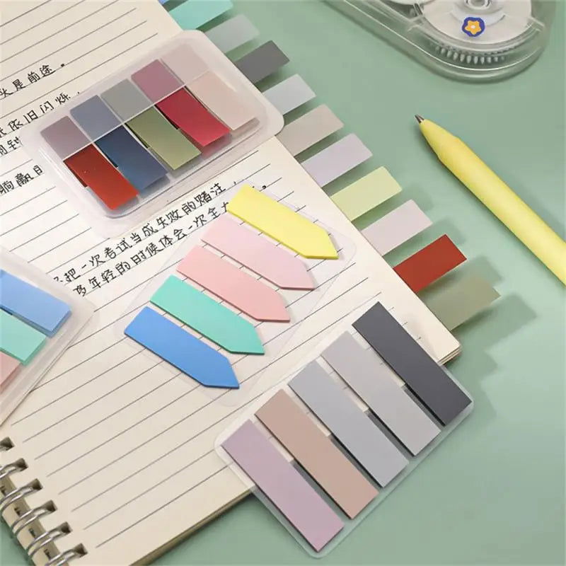 100 Sheets Sticky Note Transparent Sticky Note Index Tabs Arrow Flags Posted It For Page Marker Planner Stickers Office School - Slobuy