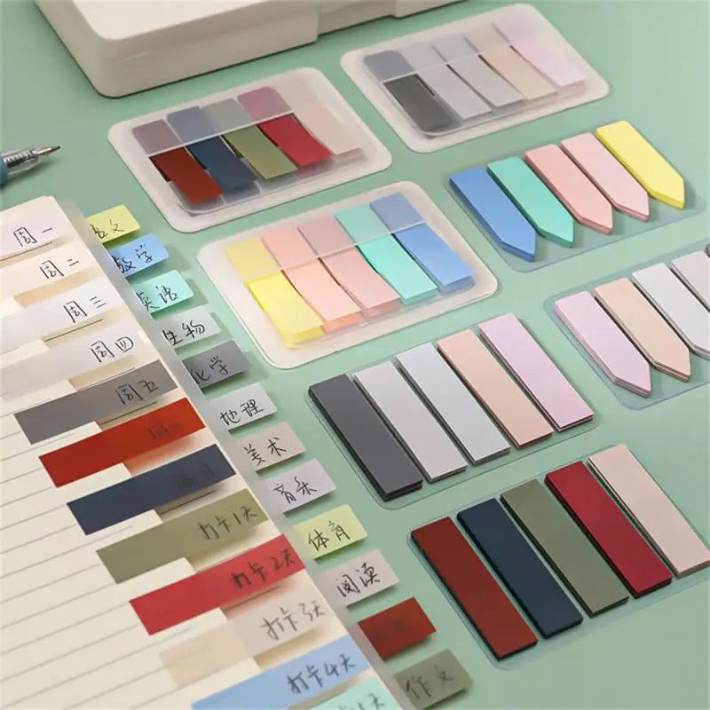 100 Sheets Sticky Note Transparent Sticky Note Index Tabs Arrow Flags Posted It For Page Marker Planner Stickers Office School - Slobuy