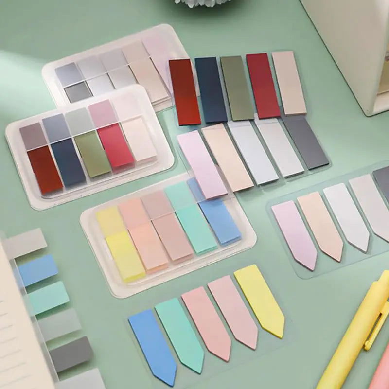 100 Sheets Sticky Note Transparent Sticky Note Index Tabs Arrow Flags Posted It For Page Marker Planner Stickers Office School - Slobuy