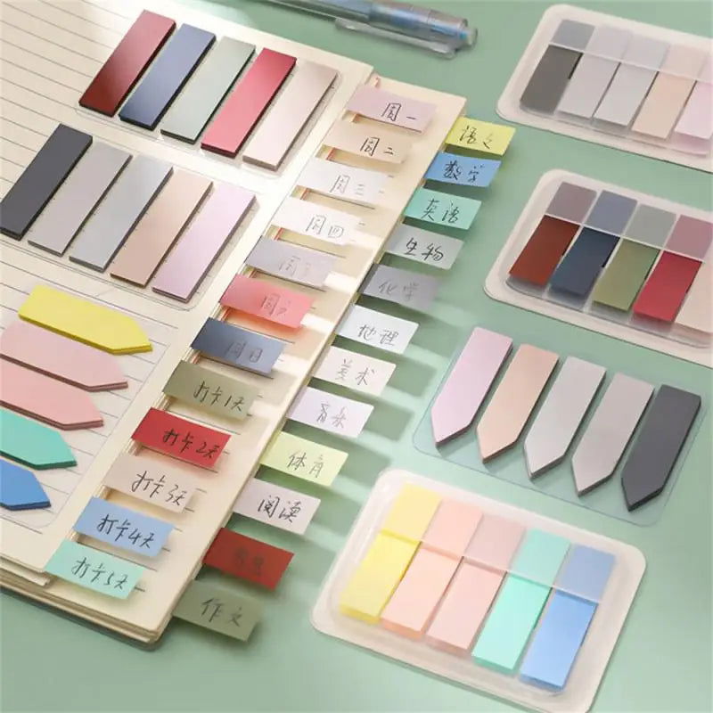 100 Sheets Sticky Note Transparent Sticky Note Index Tabs Arrow Flags Posted It For Page Marker Planner Stickers Office School - Slobuy