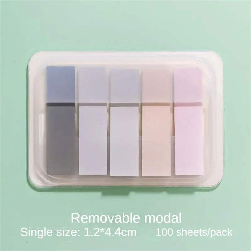 100 Sheets Sticky Note Transparent Sticky Note Index Tabs Arrow Flags Posted It For Page Marker Planner Stickers Office School - Slobuy