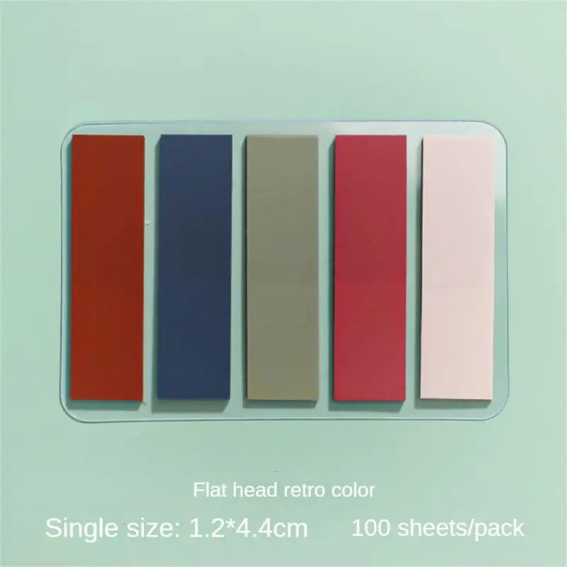 100 Sheets Sticky Note Transparent Sticky Note Index Tabs Arrow Flags Posted It For Page Marker Planner Stickers Office School - Slobuy