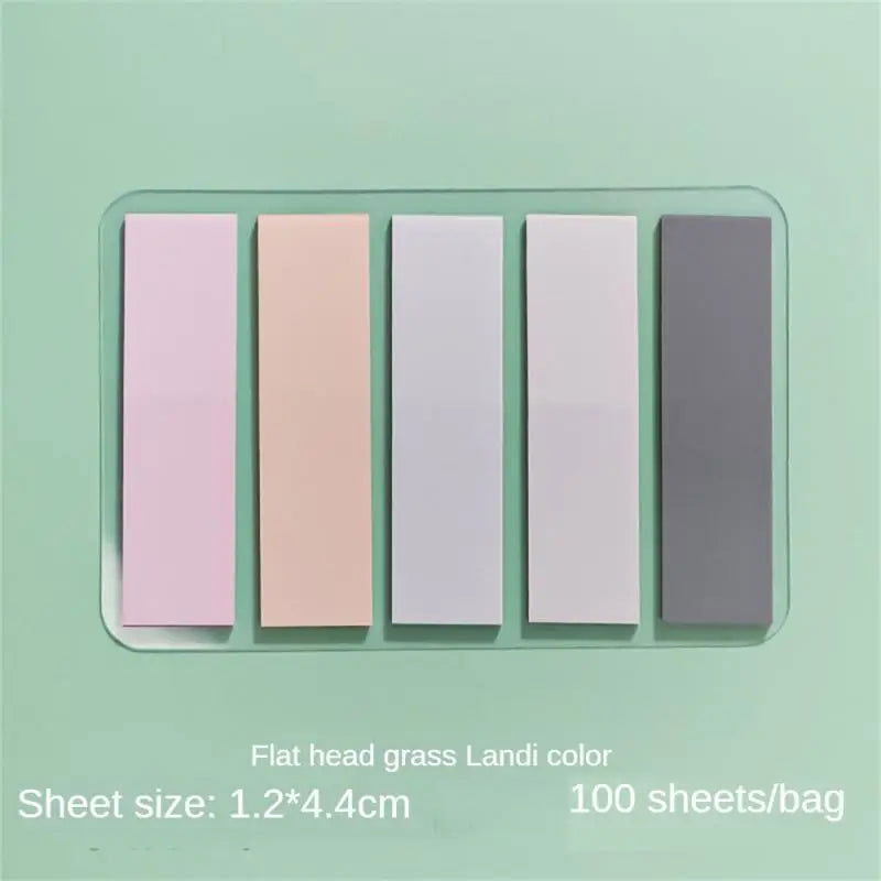100 Sheets Sticky Note Transparent Sticky Note Index Tabs Arrow Flags Posted It For Page Marker Planner Stickers Office School - Slobuy