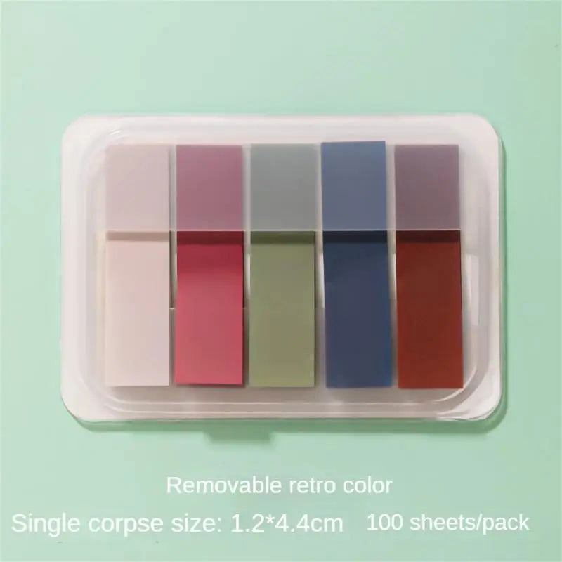 100 Sheets Sticky Note Transparent Sticky Note Index Tabs Arrow Flags Posted It For Page Marker Planner Stickers Office School - Slobuy