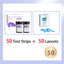 AICARE Blood Glucose Meter Glucometer Diabetes 50/100 Test Strips Lancets Blood Sugar Meter Monitor Medical Devices Tester - Slobuy