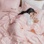 100% Washed Silk Summer Quilt Embroidery Smooth Ice Cooling Comforter for Bed Silky Solid Blanket Soft Cool Summer Blanket - Slobuy