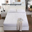 100% Waterproof Fitted Bed Sheet with Elastic Band Anti-slip Mattress Cover Mattress Protector for Single Double King Queen - Slobuy