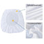 100% Waterproof Fitted Bed Sheet with Elastic Band Anti-slip Mattress Cover Mattress Protector for Single Double King Queen - Slobuy