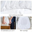 100% Waterproof Fitted Bed Sheet with Elastic Band Anti-slip Mattress Cover Mattress Protector for Single Double King Queen - Slobuy