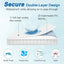 100% Waterproof Fitted Bed Sheet with Elastic Band Anti-slip Mattress Cover Mattress Protector for Single Double King Queen - Slobuy