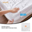 100% Waterproof Solid Bed Fitted Sheet Nordic Adjustable Mattress Covers Four Corners with Elastic Band Multi Size Bed Sheet - Slobuy